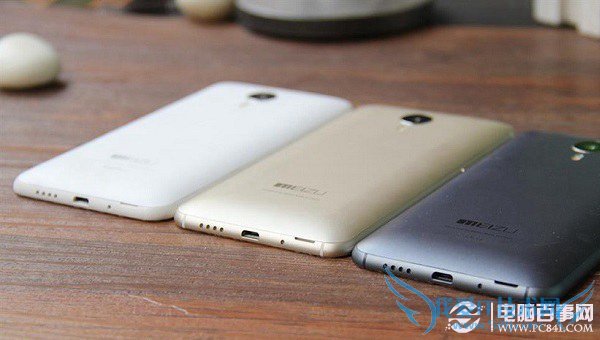 魅族MX4白色、金色、黑色机身底部对比