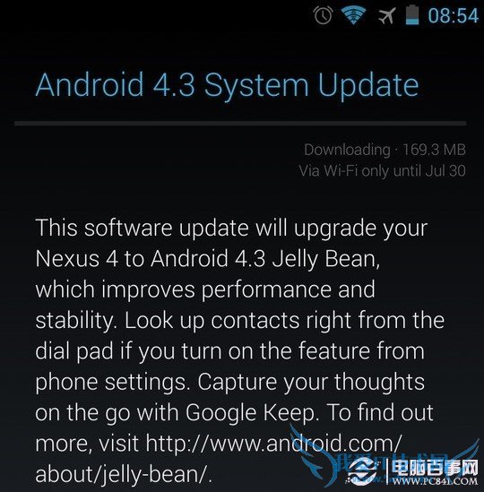 СţNexus 4ǿOTA׿4.3