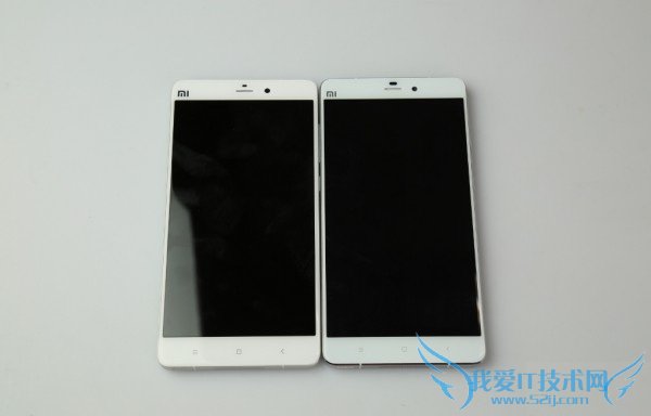 小米Note真假正面外观对比