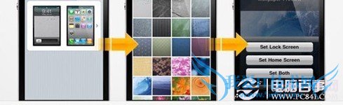 设置iPhone4s桌面壁纸