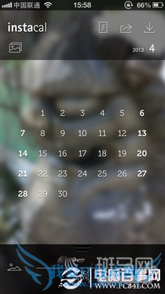 给锁屏加上日历创意小软《Instacal》试用