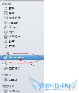 首先找到iTunes store应用