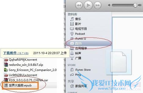 把下载的电子书放入图书目录下