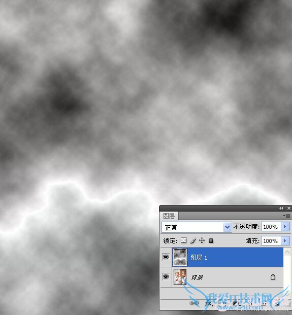 photoshop制作出宝宝放电效果 电脑我爱IT技术网