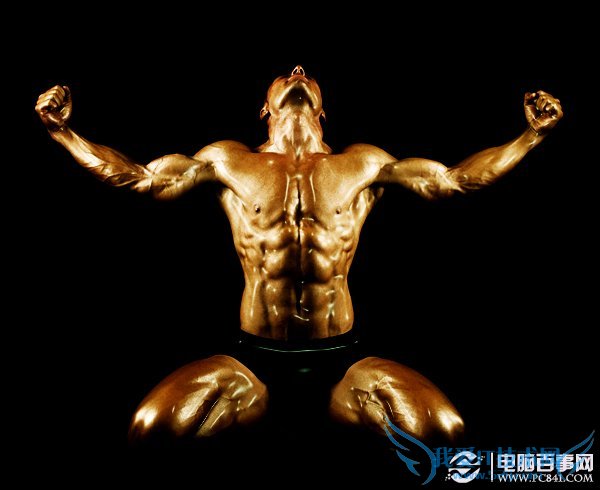 Photoshop打造出质感古铜色皮肤 PS调色教程