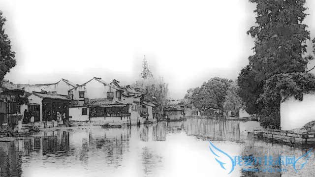 PS˾Ͳѷ羰ͼƬ2ˮīЧ