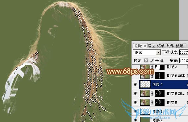 实用抠图教程:利用抽出及通道完美的抠出头发散乱的外景人物