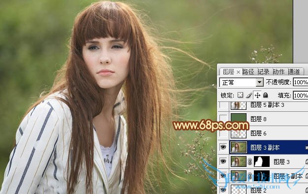 实用抠图教程:利用抽出及通道完美的抠出头发散乱的外景人物