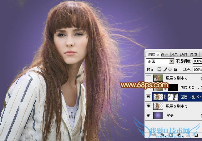 实用抠图教程:利用抽出及通道完美的抠出头发散乱的外景人物