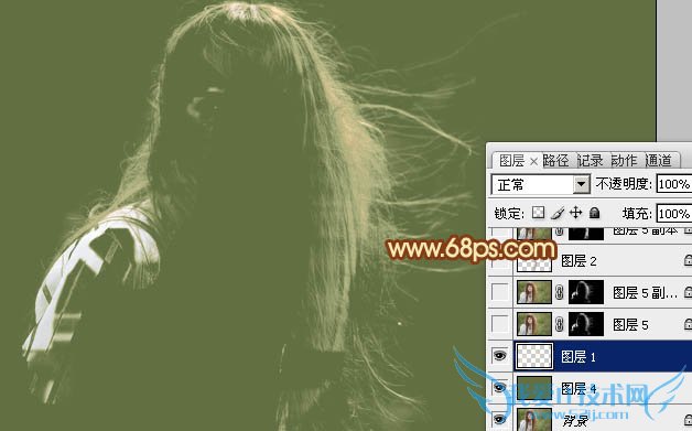 实用抠图教程:利用抽出及通道完美的抠出头发散乱的外景人物