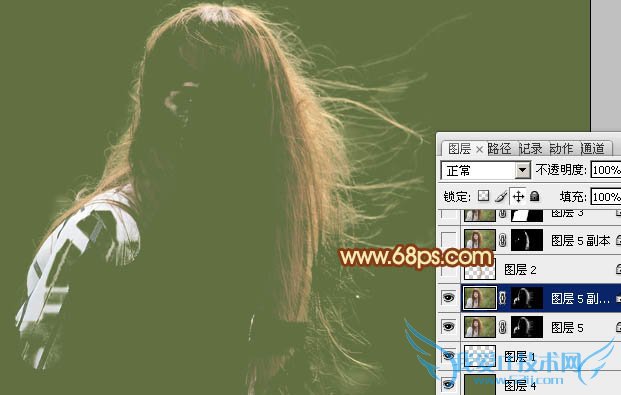 实用抠图教程:利用抽出及通道完美的抠出头发散乱的外景人物