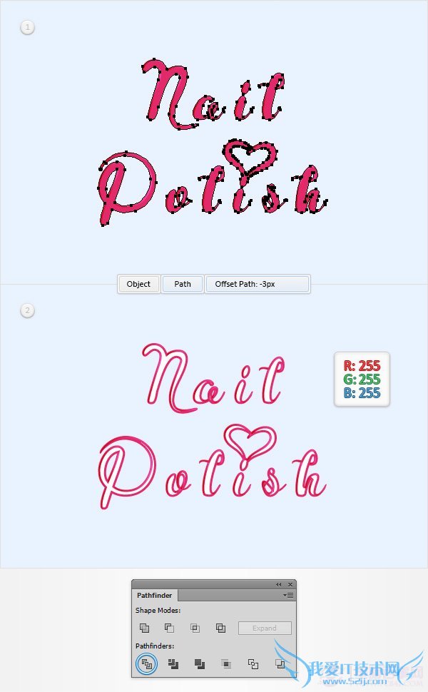 PS创建一个神话般的指甲油文字效果