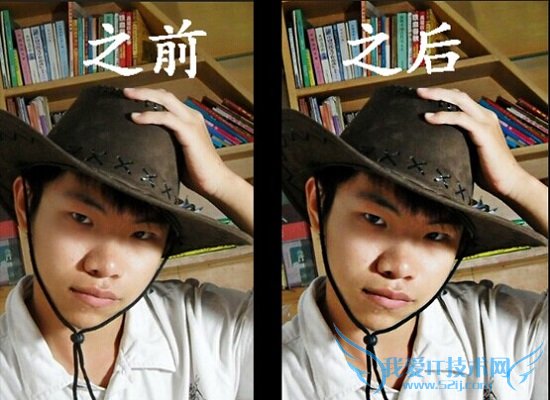 PS照片变清晰前后效果对比