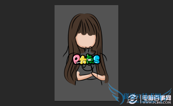 真人照片转成Q版卡通漫画效果过程