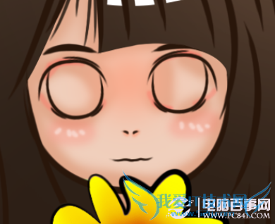 真人照片转成Q版卡通漫画效果过程