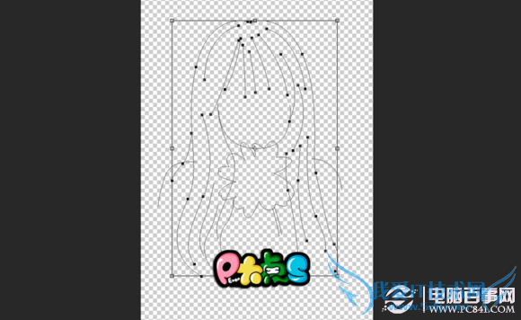 真人照片转成Q版卡通漫画效果过程