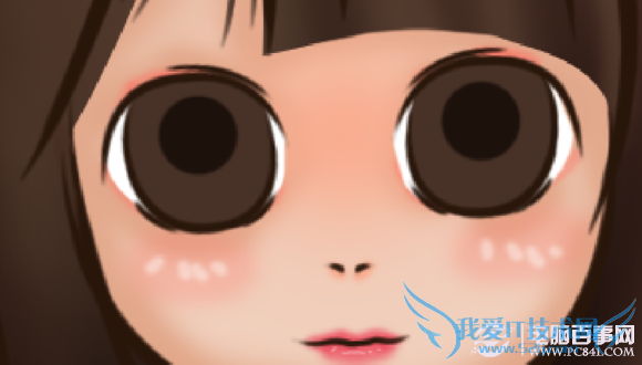 真人照片转成Q版卡通漫画效果过程