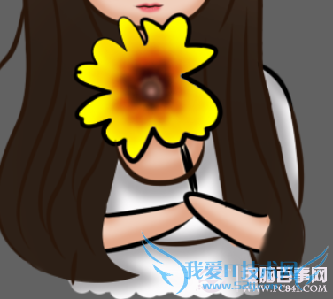 真人照片转成Q版卡通漫画效果过程