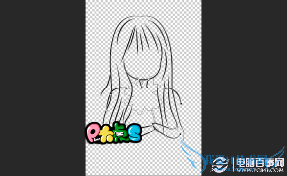 真人照片转成Q版卡通漫画效果过程