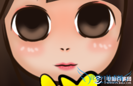 真人照片转成Q版卡通漫画效果过程