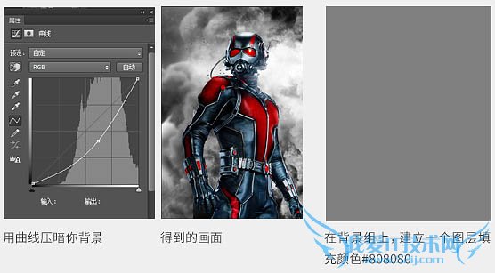 Photoshop制作酷炫蚁人电影海报