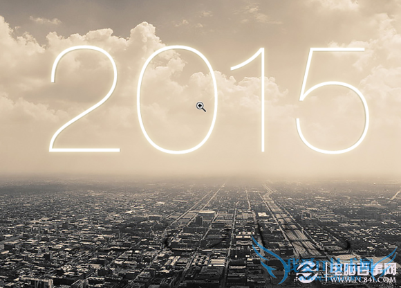 Photoshop设计超酷的2015海报教程