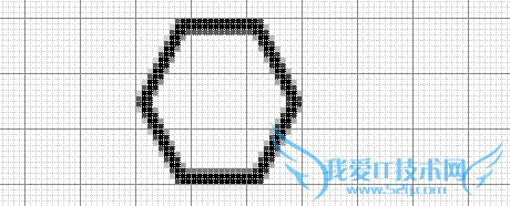PS鼠绘暗色质感蜂巢背景