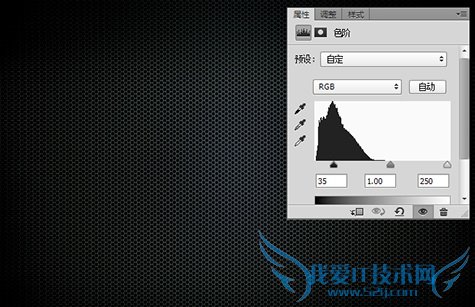 PS鼠绘暗色质感蜂巢背景
