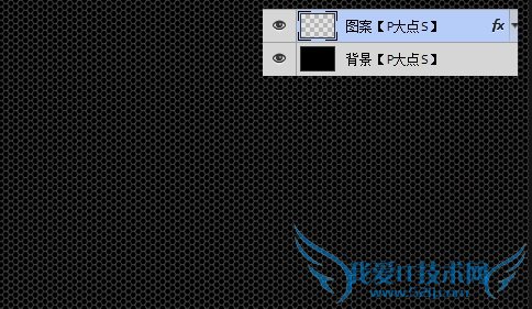 PS鼠绘暗色质感蜂巢背景