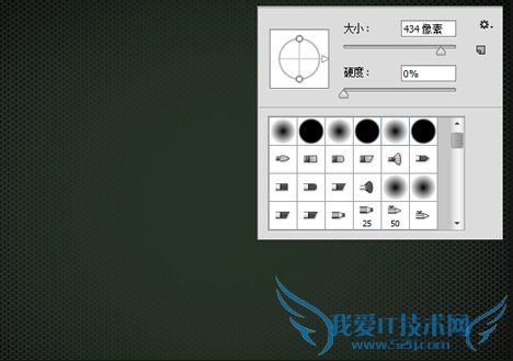 PS鼠绘暗色质感蜂巢背景