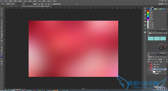 PS制作流行低多边形背景