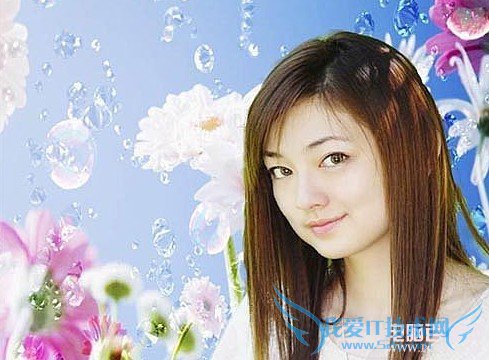 PS换背景实例效果