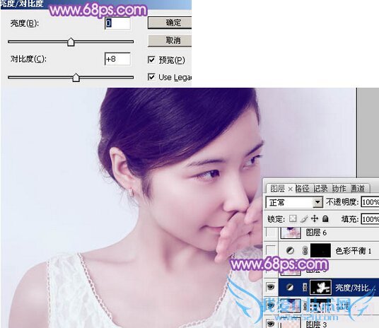 Photoshop쵭ɫŮͷƬ