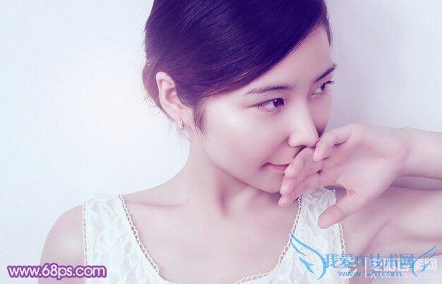 Photoshop쵭ɫŮͷƬ