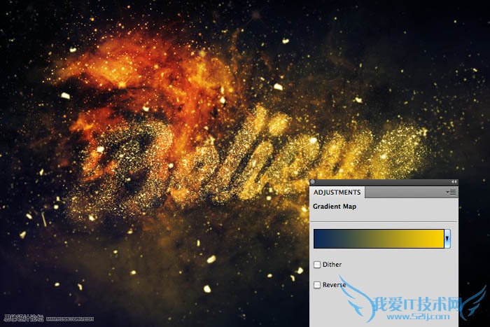 梦幻星云文字怎么制作? PS利用笔刷制作梦幻的星云粒子字教程