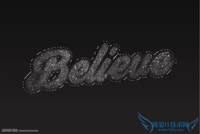 梦幻星云文字怎么制作? PS利用笔刷制作梦幻的星云粒子字教程