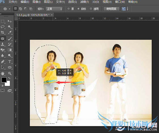 用PS修复工具复制人像图文教程