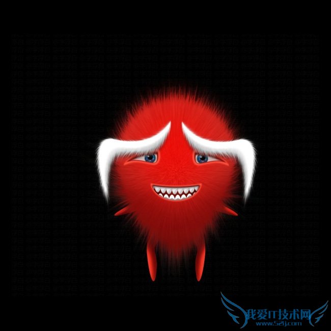 PS鼠绘超萌的卡通绒毛宠物教程