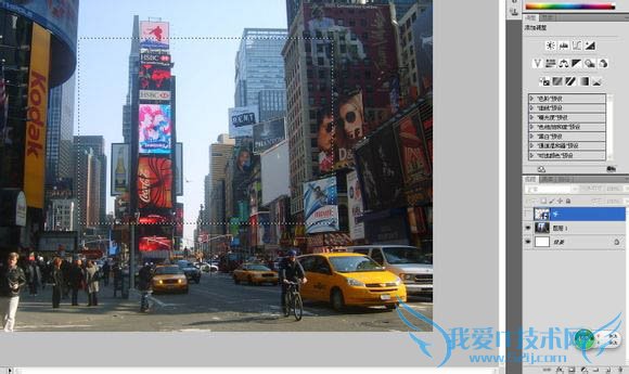 Photoshop合成有趣的故地重拍对比照片