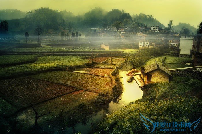 PSɫ̳̣Photoshopѷ羰յΪΨͻЧ̳