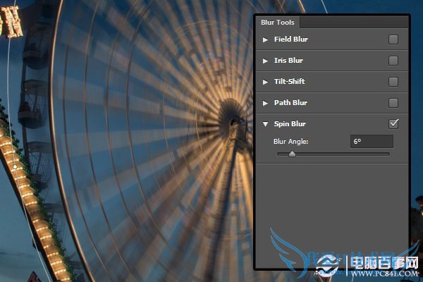 PS CC最新功能详解:路径模糊和旋转模糊