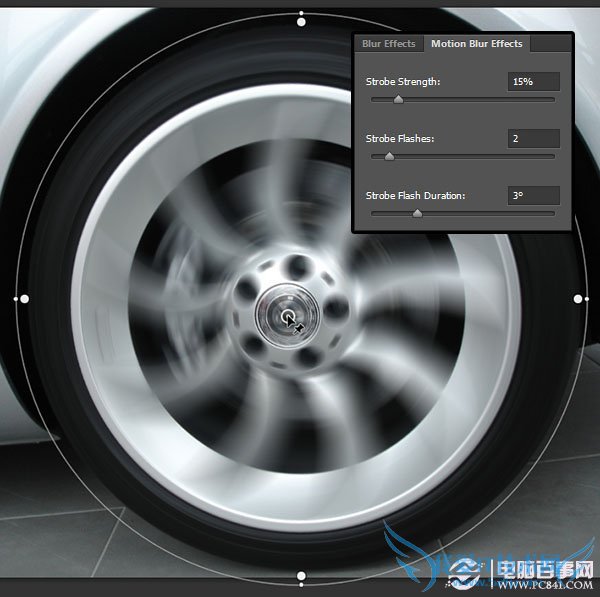 PS CC最新功能详解:路径模糊和旋转模糊