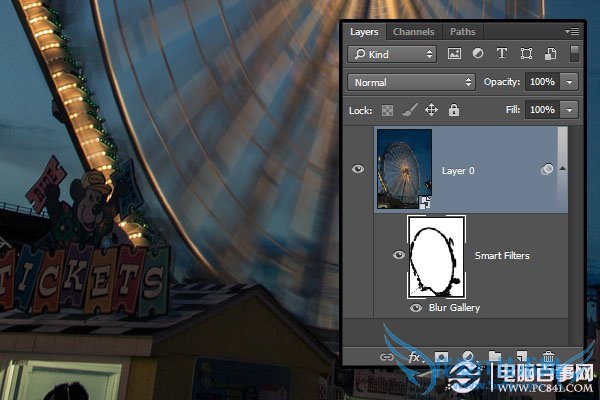 PS CC最新功能详解:路径模糊和旋转模糊