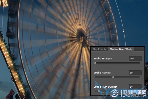 PS CC最新功能详解:路径模糊和旋转模糊