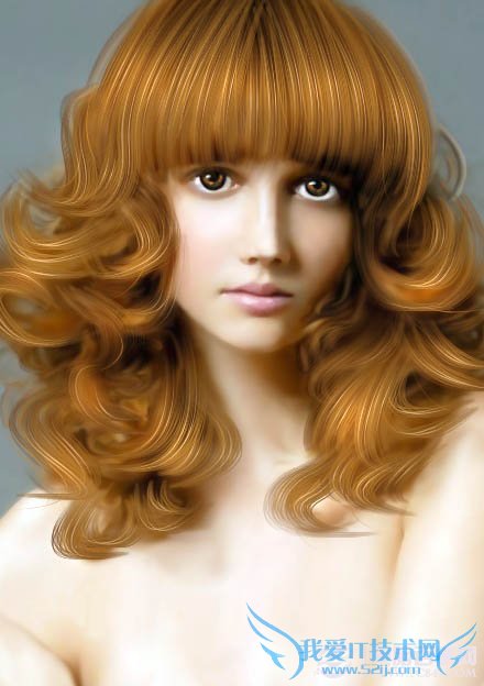 img201007271427450 Photoshop鼠绘漂亮的金发美女模特