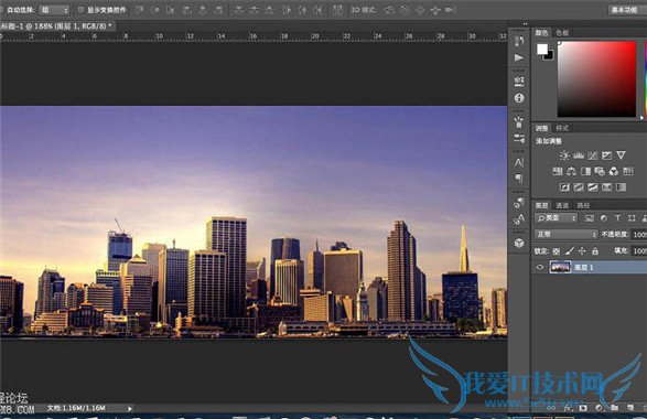 滤镜技巧 风景图片增加水面倒影教程