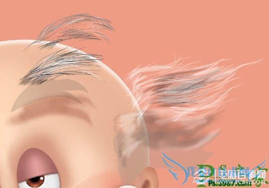 ps鼠绘 制作一个精致的Q版老顽童