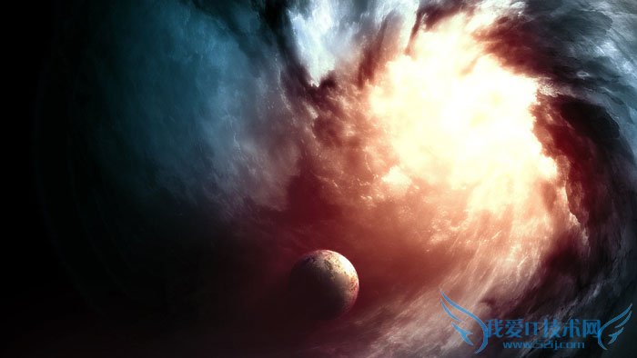 利用Photoshop制作电影场景的立体数字效果