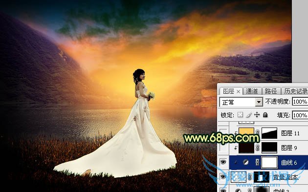 PhotoshopߵĻɴŮΨϼ