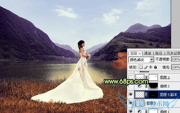 PhotoshopߵĻɴŮΨϼ